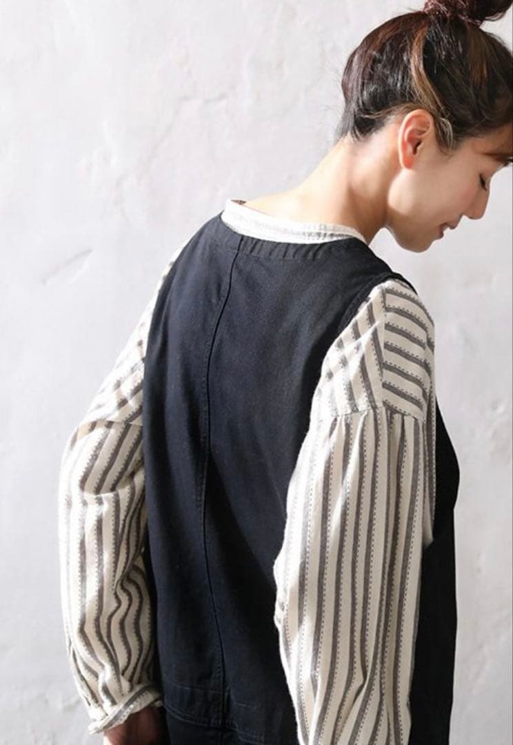 soulberry ゆったりボタン付きサロペット