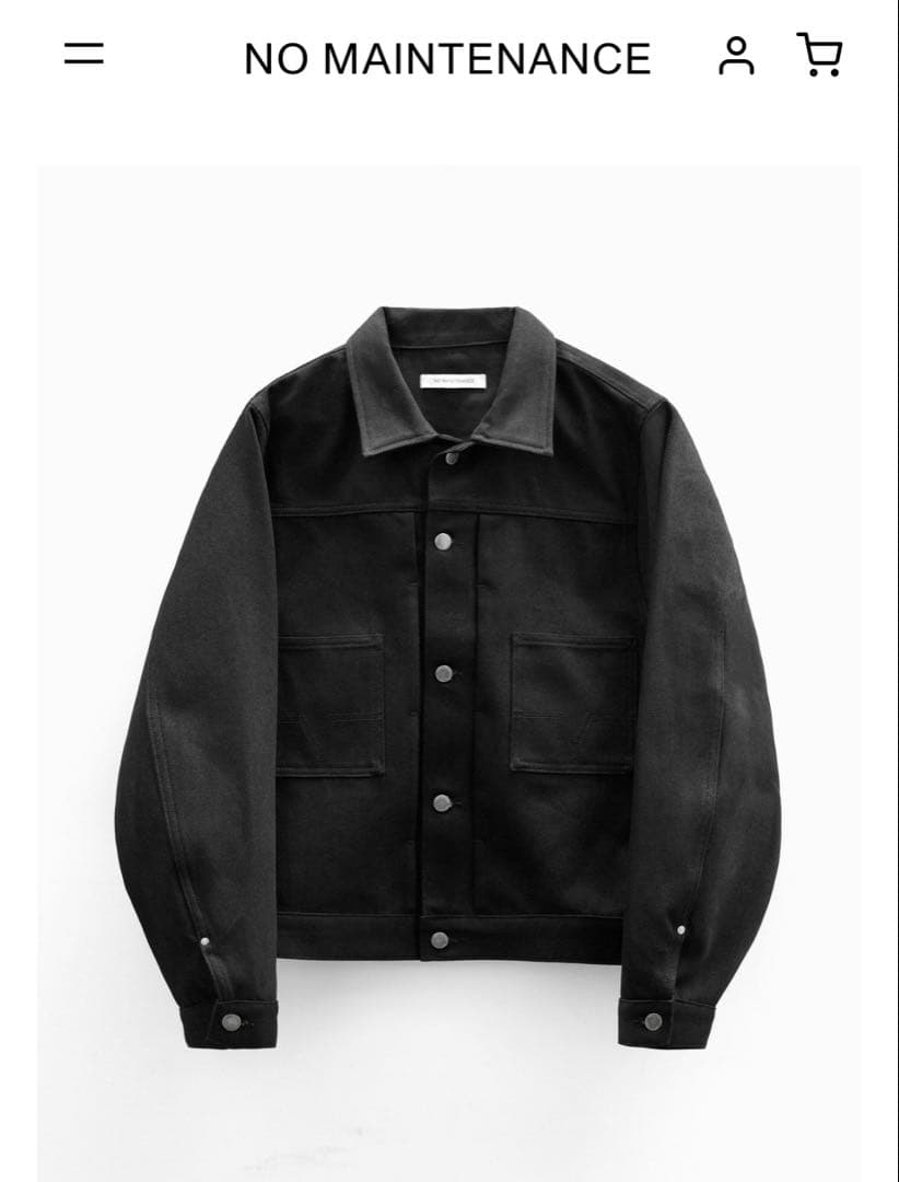 NO MAINTENANCE HAZE TRUCKER JACKET Mサイズ