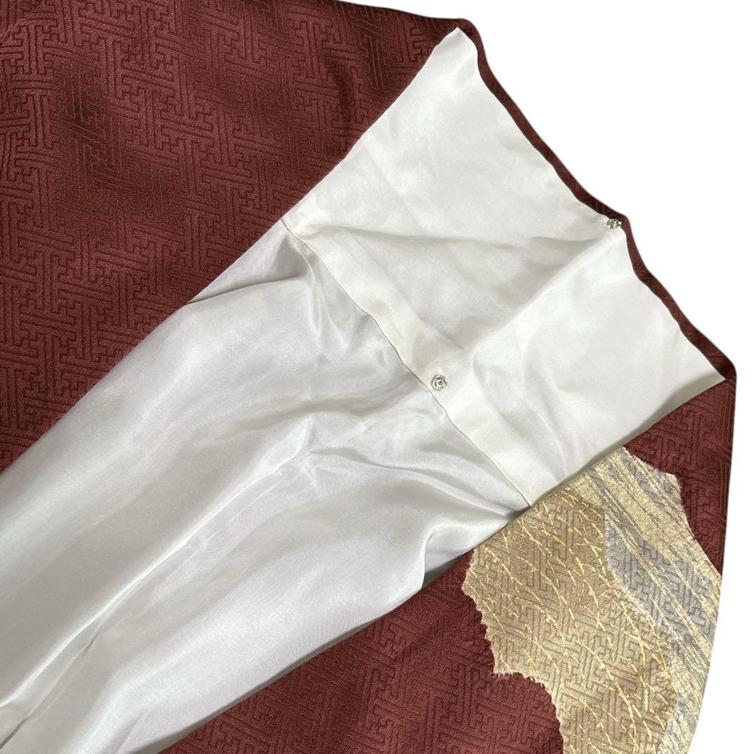 A160愛華 着物 訪問着　絞り　金彩　正絹　　フォーマル　身丈163cm