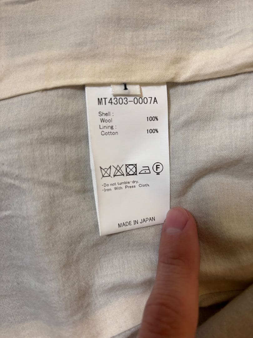 MAATEE&SONS Jacket MT4303-0007A サイズ1
