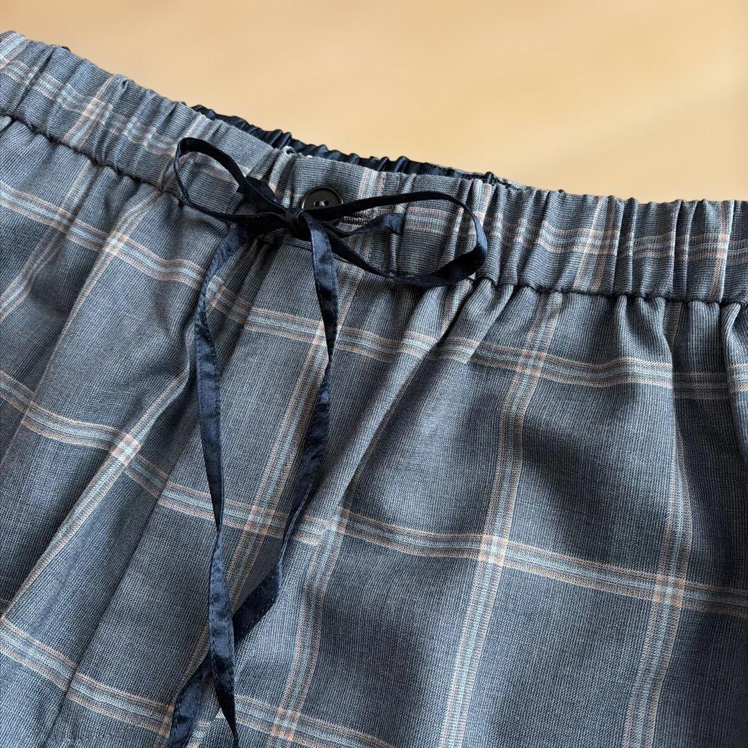 最終値下げBLAMINK チェック パンツ ブラミンク36