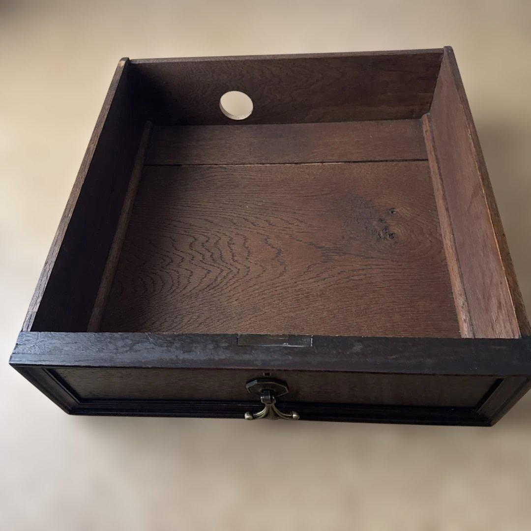 あき坊　取り置き イギリスアンティーク　木製ダークブラウンドレッサー