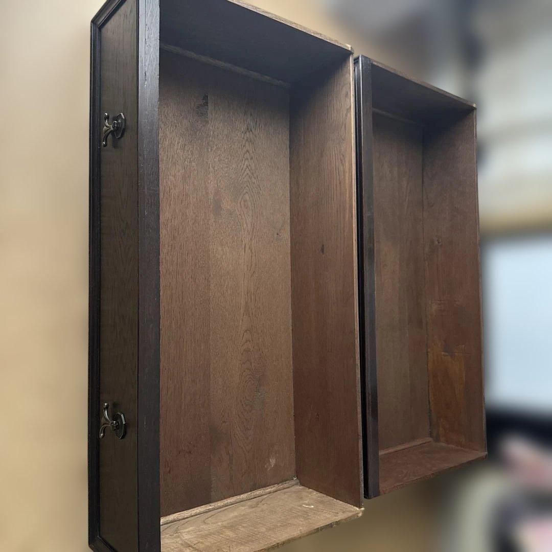 あき坊　取り置き イギリスアンティーク　木製ダークブラウンドレッサー