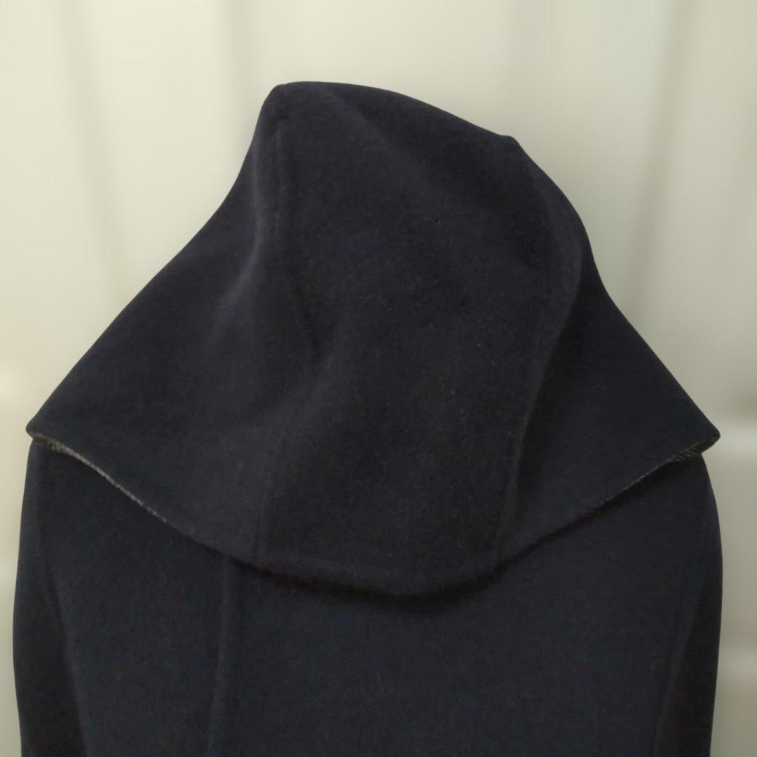 ブルーレーベル ダブルブレスト ケープコート ポンチョ リバーシブル 38