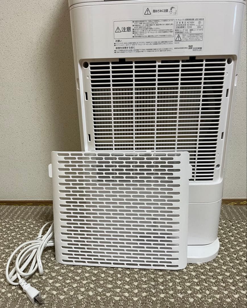 美品　サーキュレーター衣類乾燥除湿機 送風X除湿のWパワー IJDCーK80