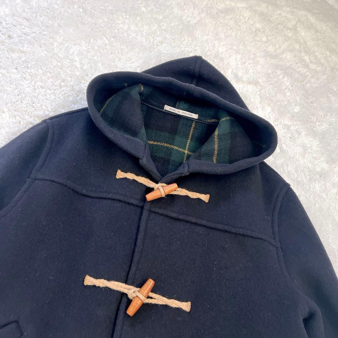 美品✨イギリス製 モンゴメリー ダッフルコート ウール ショート丈 ネイビー