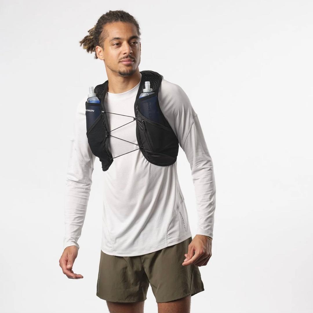 SALOMON ACTIVE SKIN 8ランニングベスト（フラスク付）