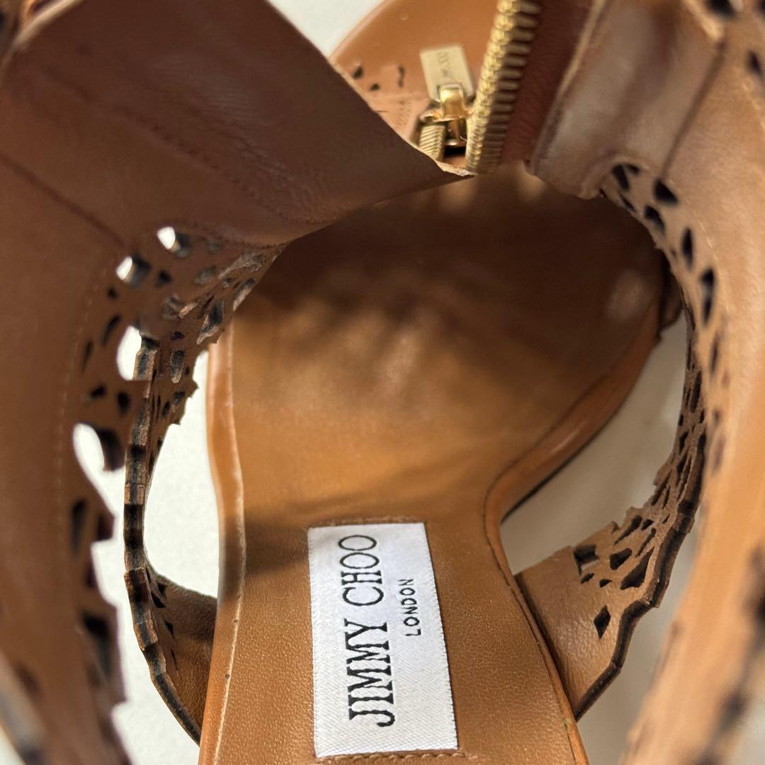 極美品⭐︎JIMMY CHOO ジミーチュウ Megan sandals 37.5