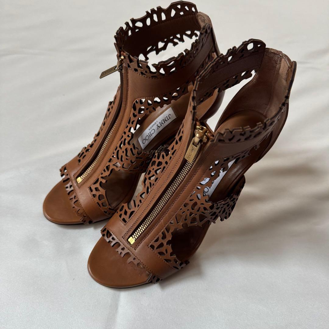 極美品⭐︎JIMMY CHOO ジミーチュウ Megan sandals 37.5