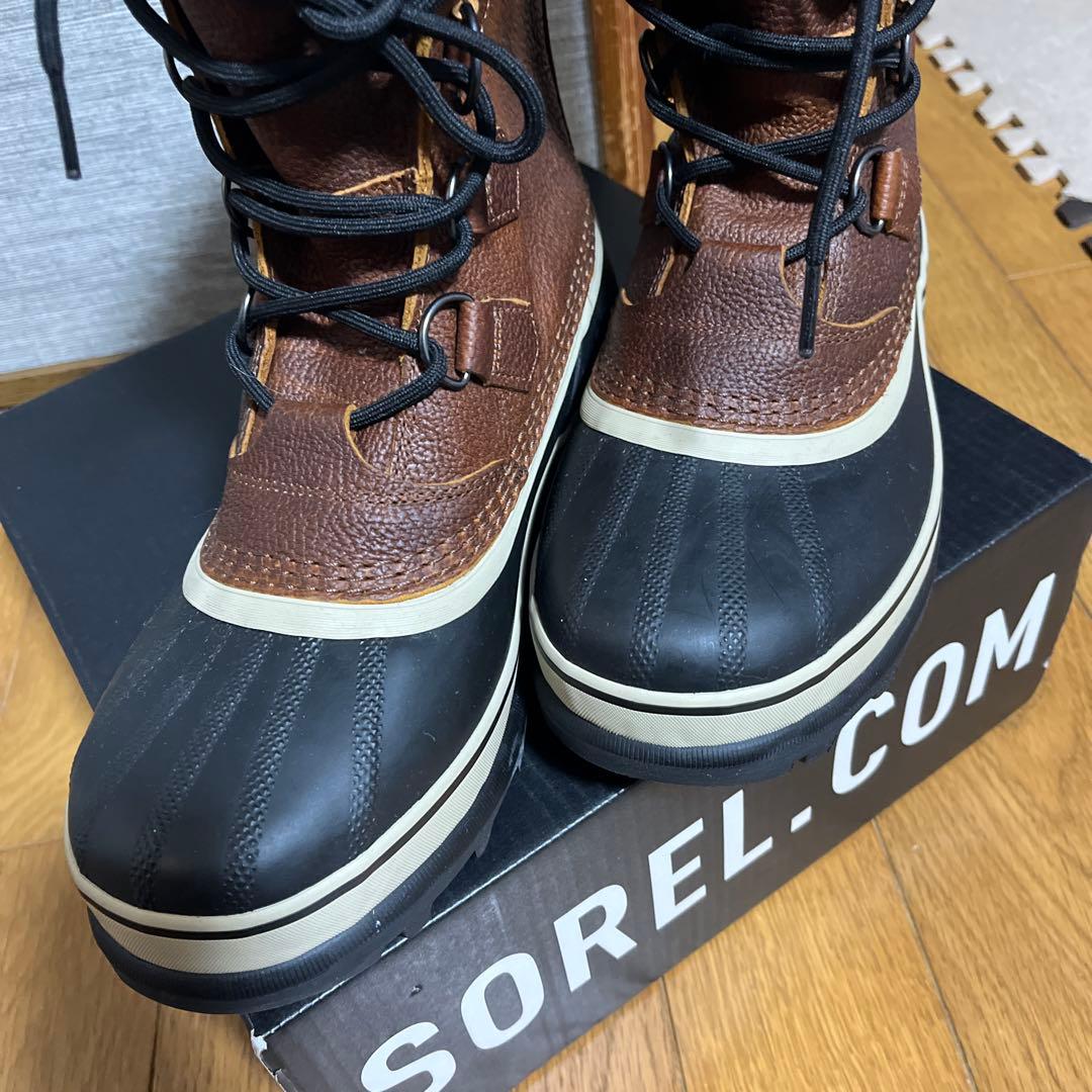 T.S man さん専用 1SOREL 防水ファー付きレザーブーツ26センチ