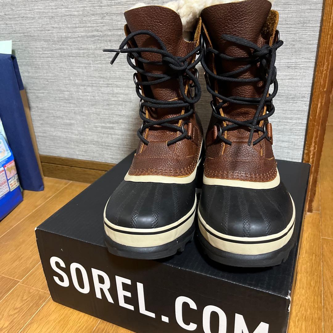 T.S man さん専用 1SOREL 防水ファー付きレザーブーツ26センチ