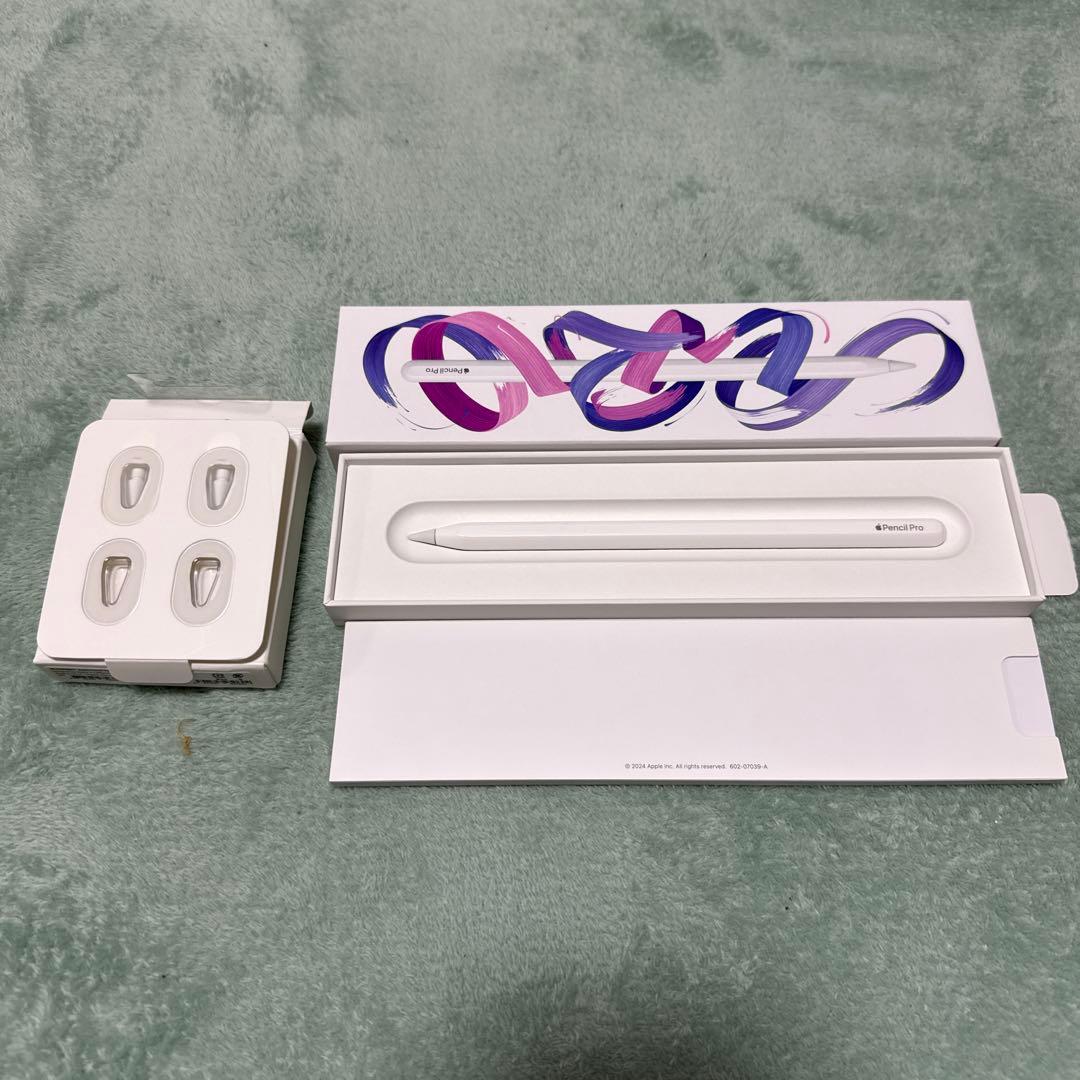 Apple Pencil Pro 純正チップ2個付き