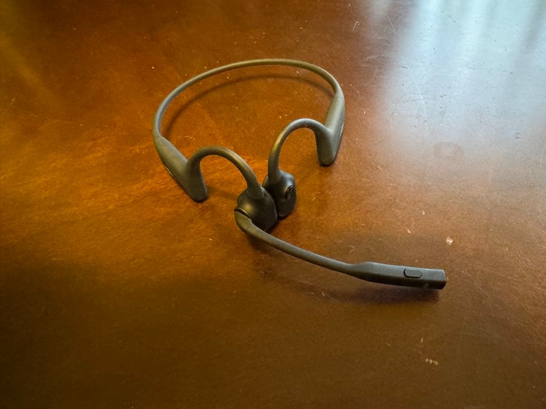 OpenComm2 UC 骨伝導イヤホン アップグレード前