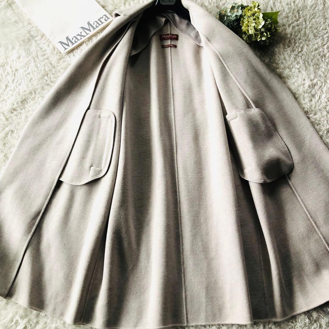 現行✨未使用 マックスマーラ クチートアマーノコート カシミヤ グレージュ 40