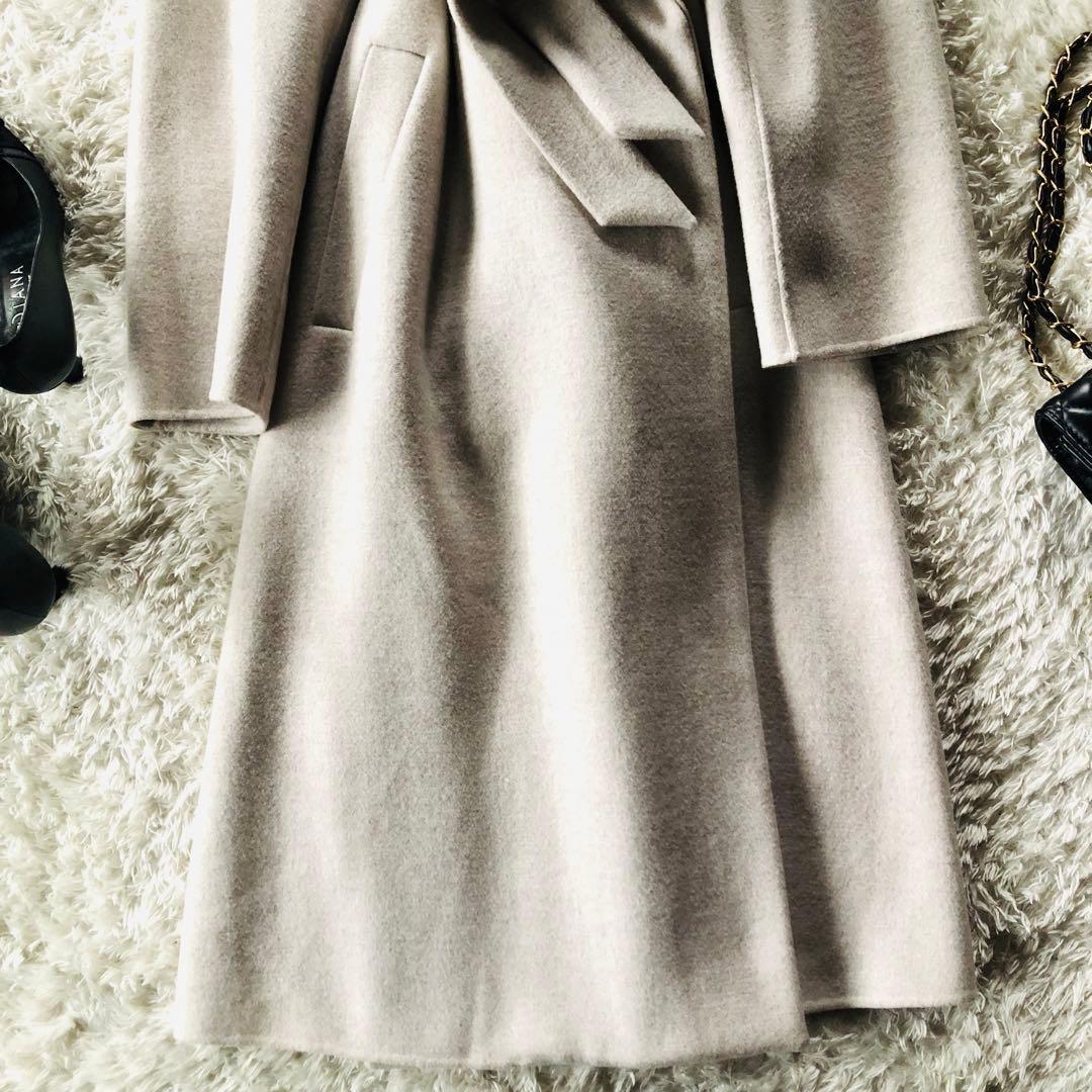 現行✨未使用 マックスマーラ クチートアマーノコート カシミヤ グレージュ 40