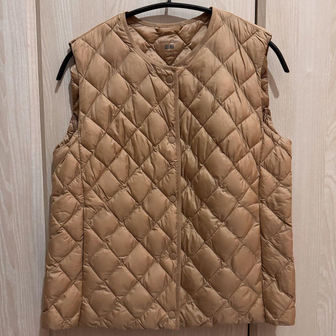 新品　UNIQLOユニクロ　パフテックキルティングベスト　ウォームパディッド　Ｓ
