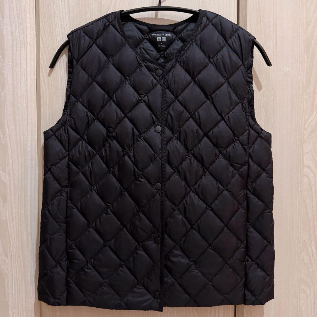新品　UNIQLOユニクロ　パフテックキルティングベスト　ウォームパディッド　Ｓ