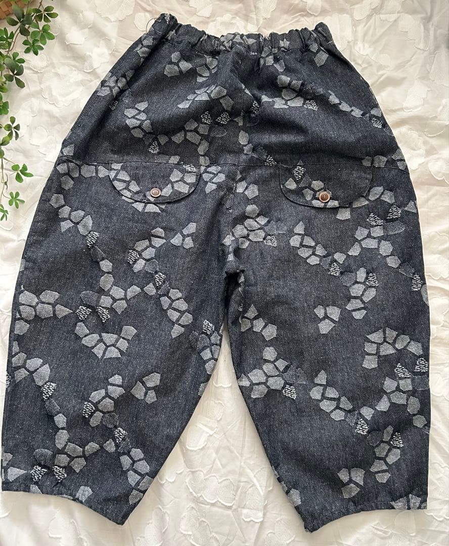 tumugu ツムグ ジャガードティンカーパンツ