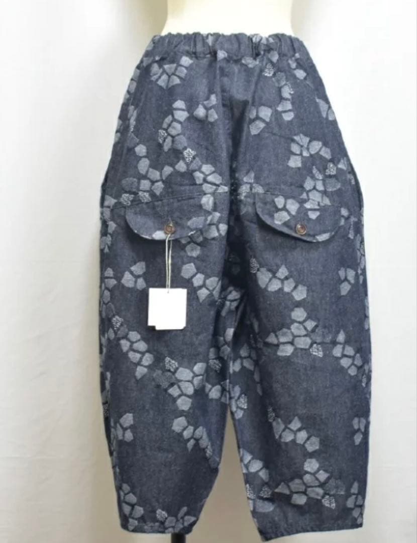 tumugu ツムグ ジャガードティンカーパンツ