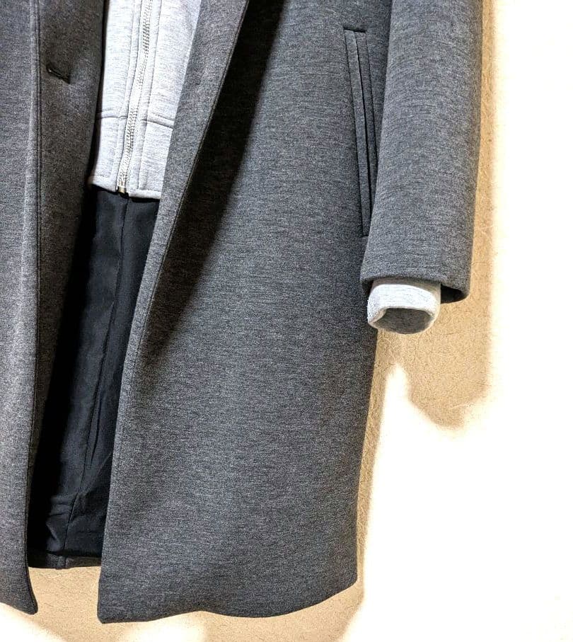 ZARA　コントラストフードコート　　2way　ロングコート　美品　完売