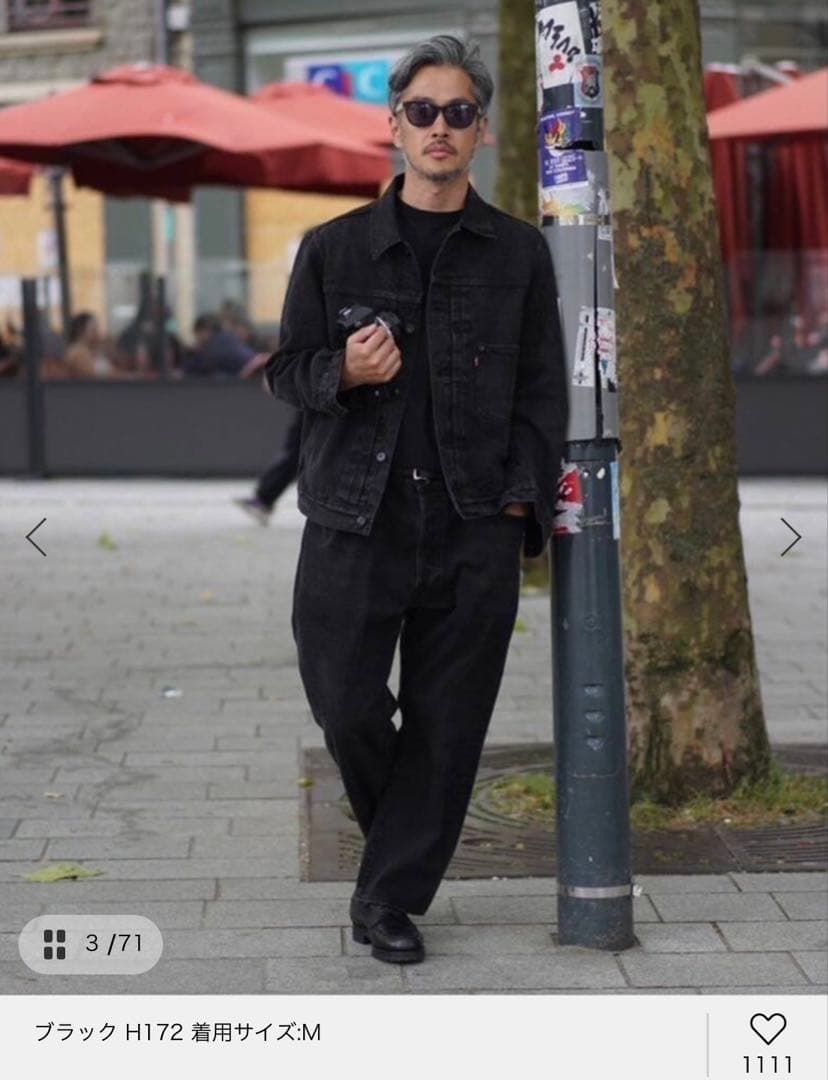 リーバイス エディフィス 30th 別注 Type1 デニムジャケット M