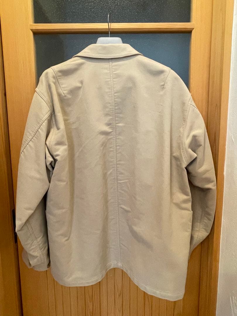 ベージュ カバーオール メンズジャケット