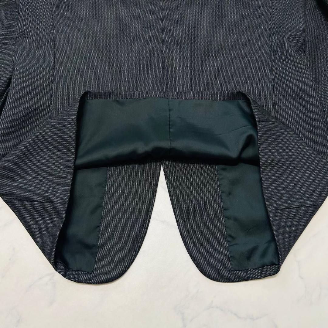 【美品】ポールスミス イタリア生地チェルッティ スーツ セット ダークグレー M