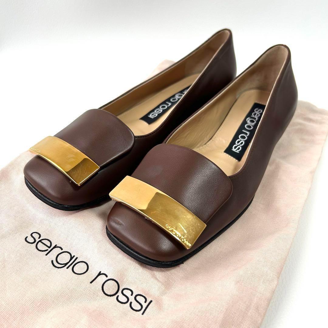 未使用級＊ セルジオロッシ パンプス sr1 Ballerina バレリーナ