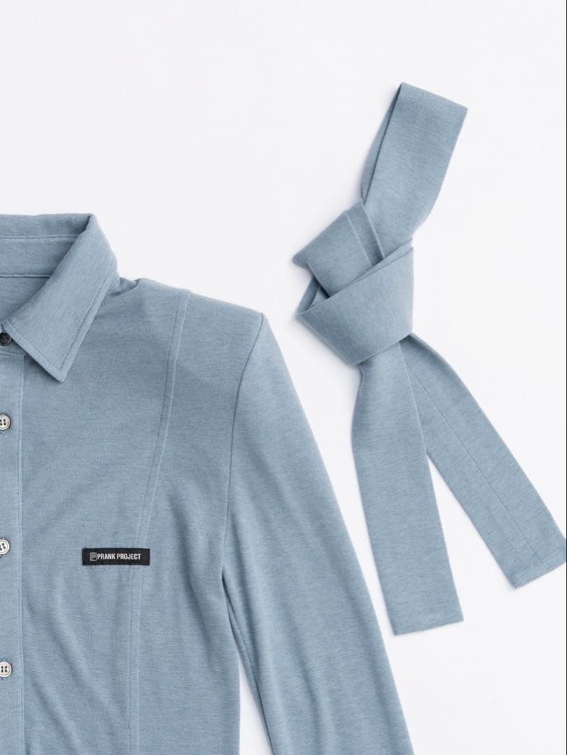 【1/2限定値下げ】PRANK PROJECT ネクタイスリムシャツ