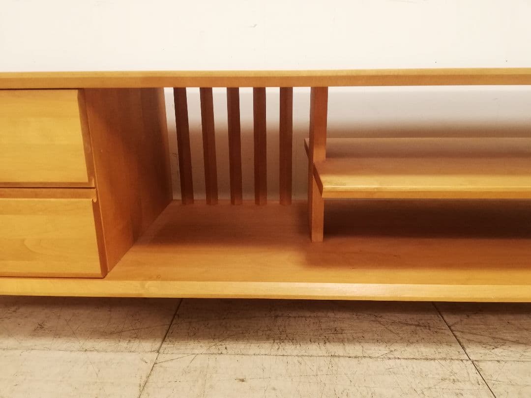 モデルルーム展示品 朝日木材加工 ACTUS BOSCO チェリー無垢 テレビ台