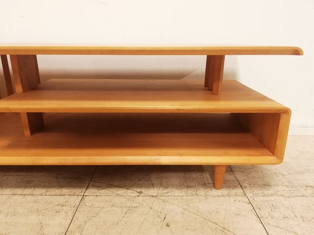 モデルルーム展示品 朝日木材加工 ACTUS BOSCO チェリー無垢 テレビ台