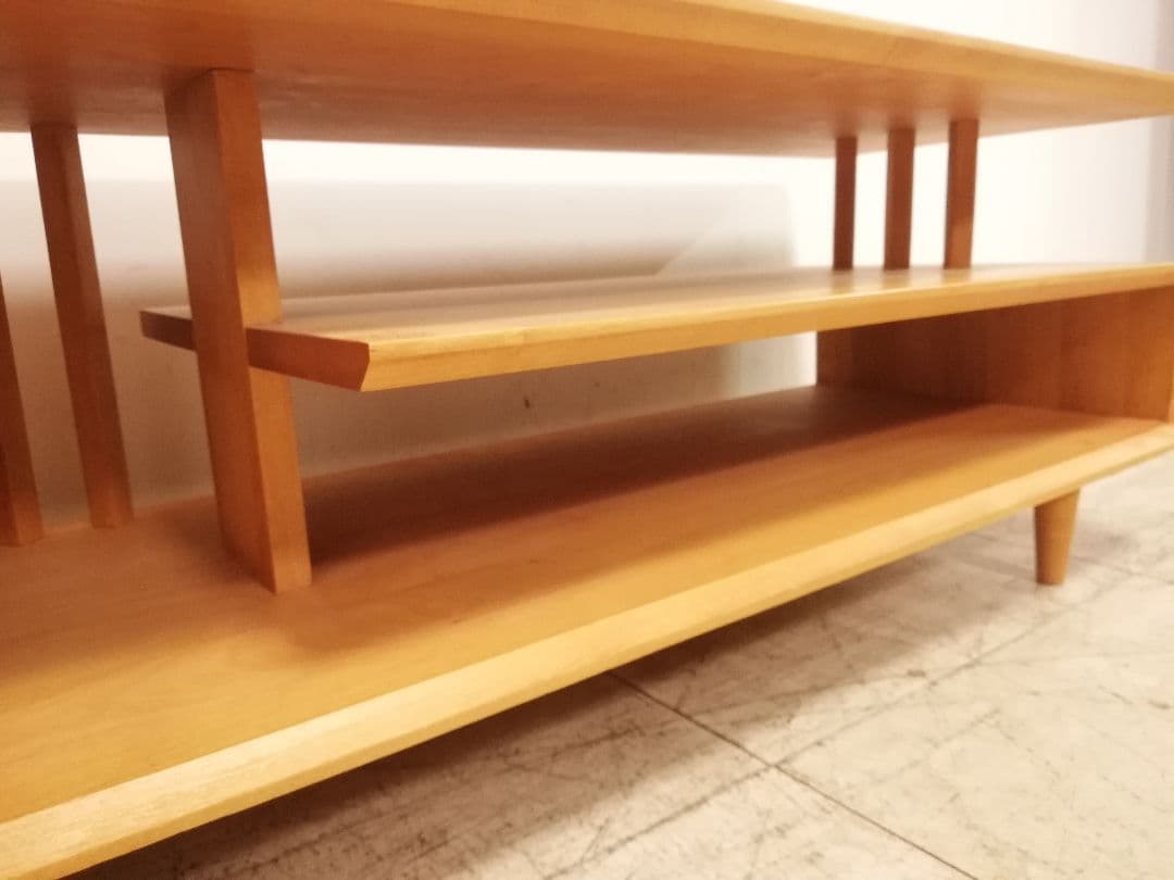 モデルルーム展示品 朝日木材加工 ACTUS BOSCO チェリー無垢 テレビ台