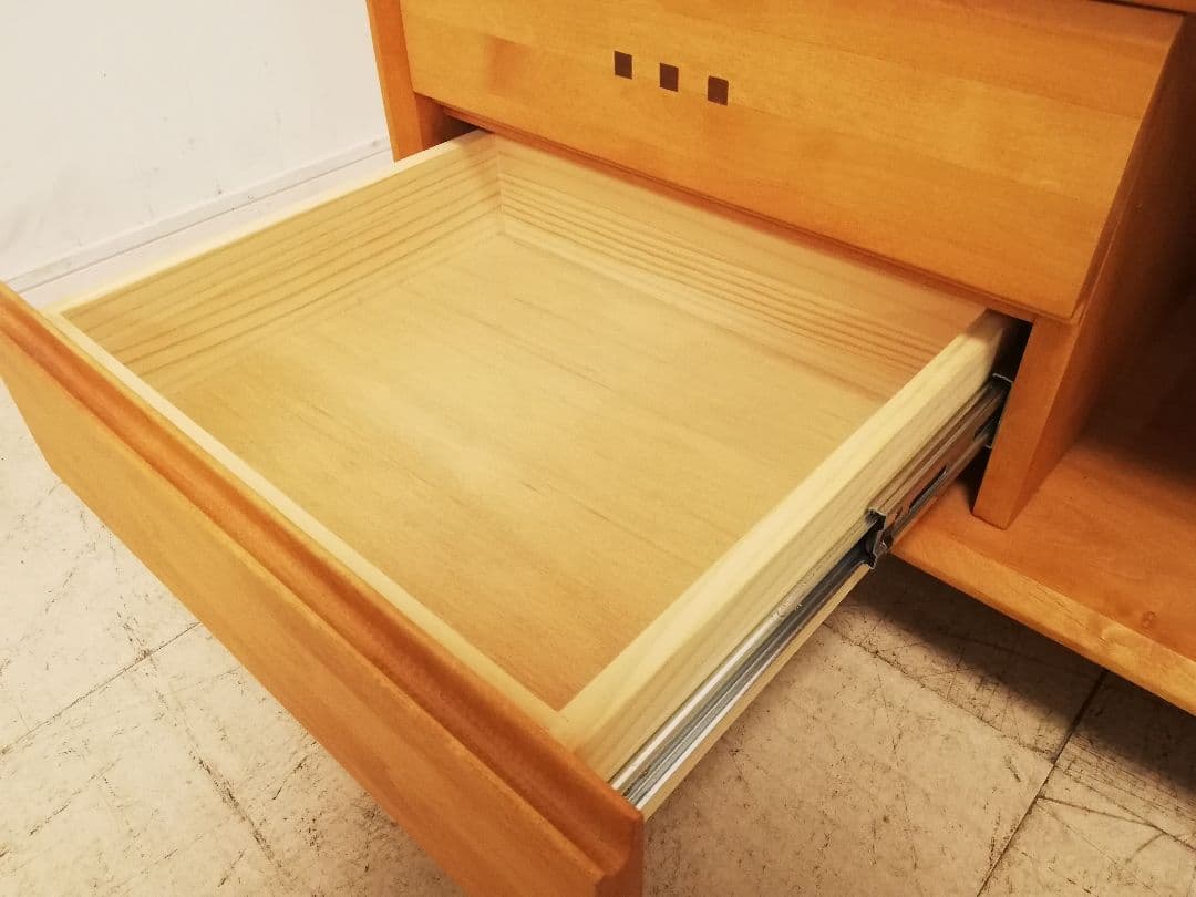 モデルルーム展示品 朝日木材加工 ACTUS BOSCO チェリー無垢 テレビ台