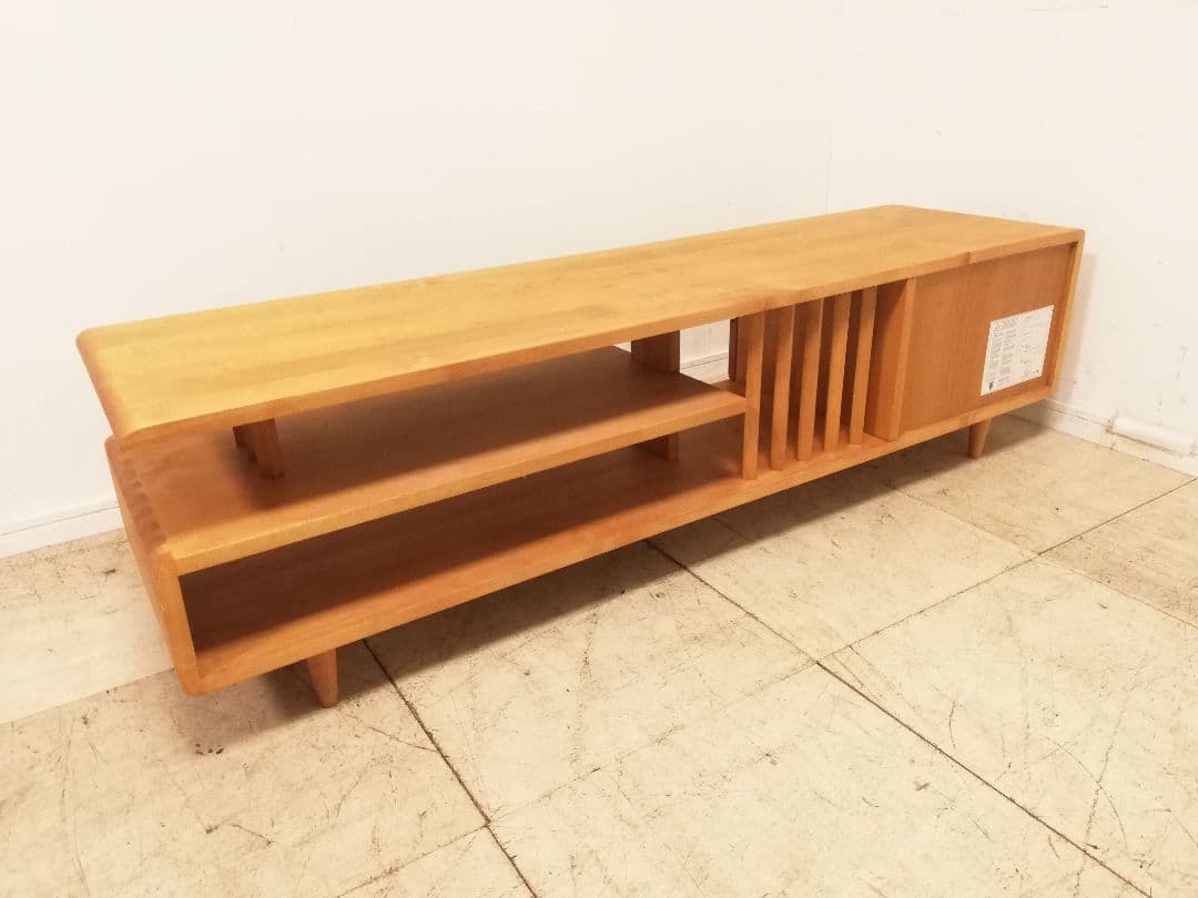 モデルルーム展示品 朝日木材加工 ACTUS BOSCO チェリー無垢 テレビ台