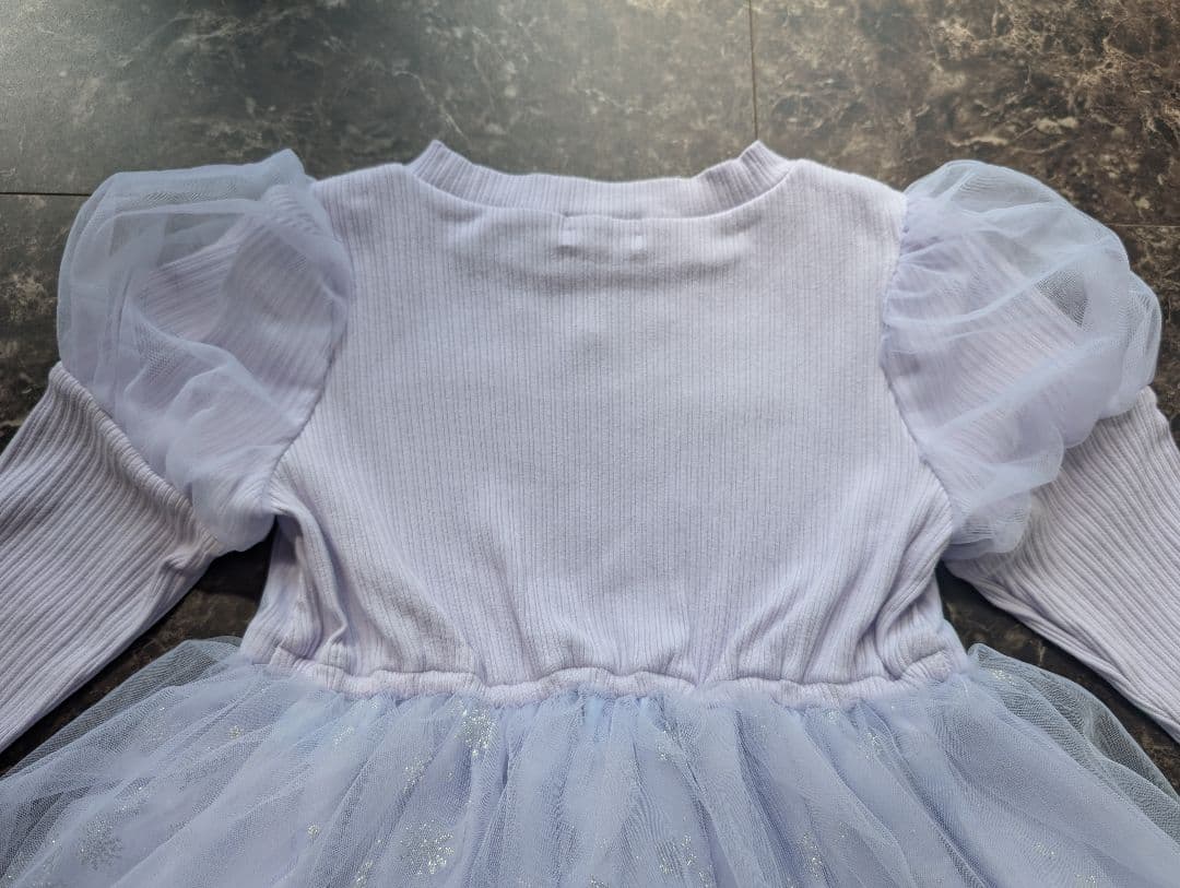 メゾピアノ アナと雪の女王 エルサ ドッキングワンピース 2025