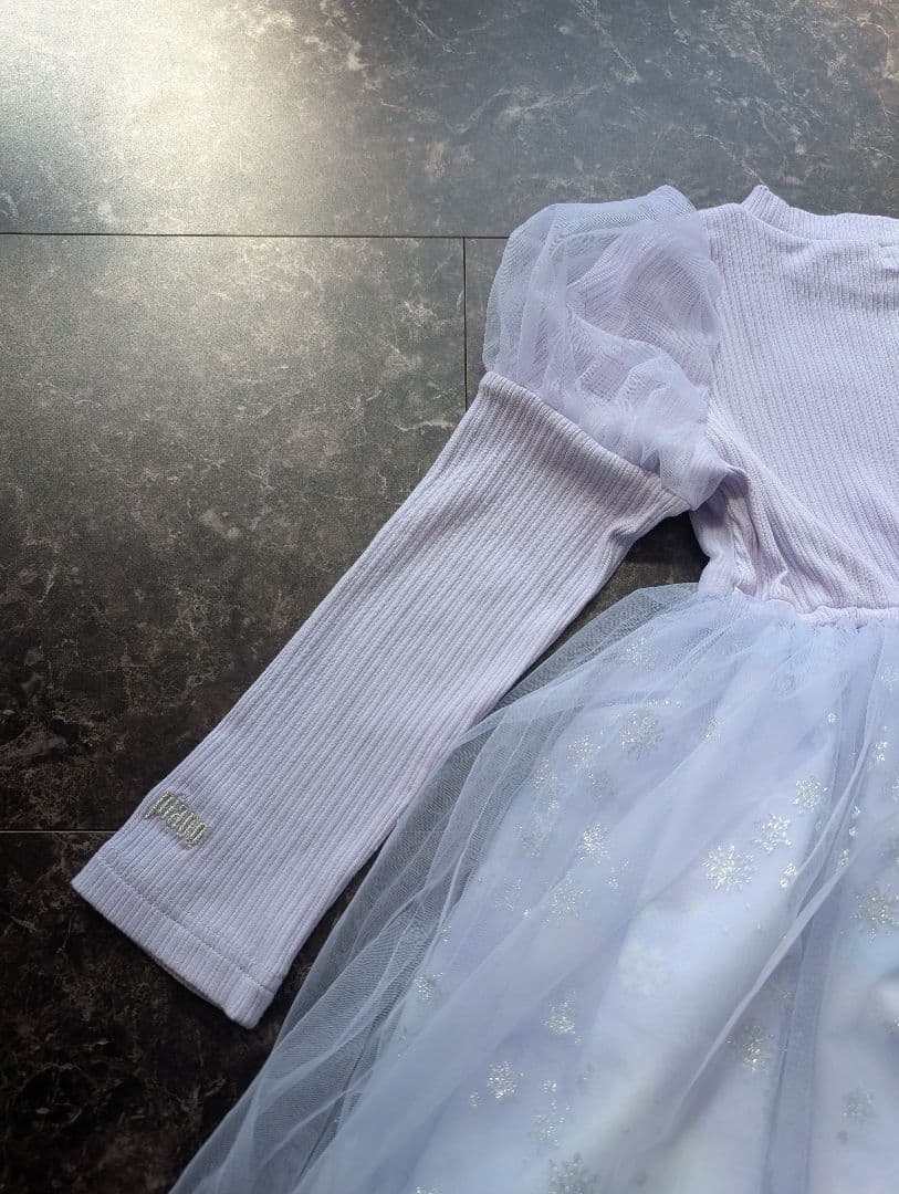 メゾピアノ アナと雪の女王 エルサ ドッキングワンピース 2025