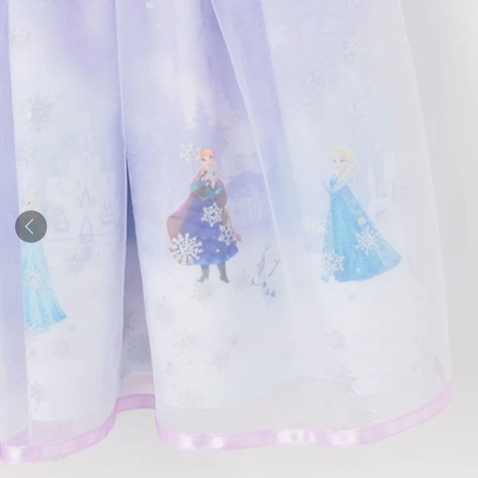 メゾピアノ アナと雪の女王 エルサ ドッキングワンピース 2025