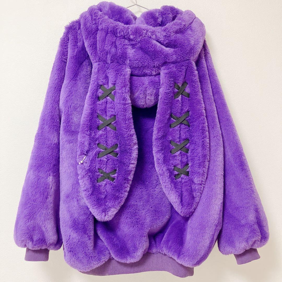 【完売品】REFLEM うさ耳BIGファーパーカー ファーブルゾン レフレム