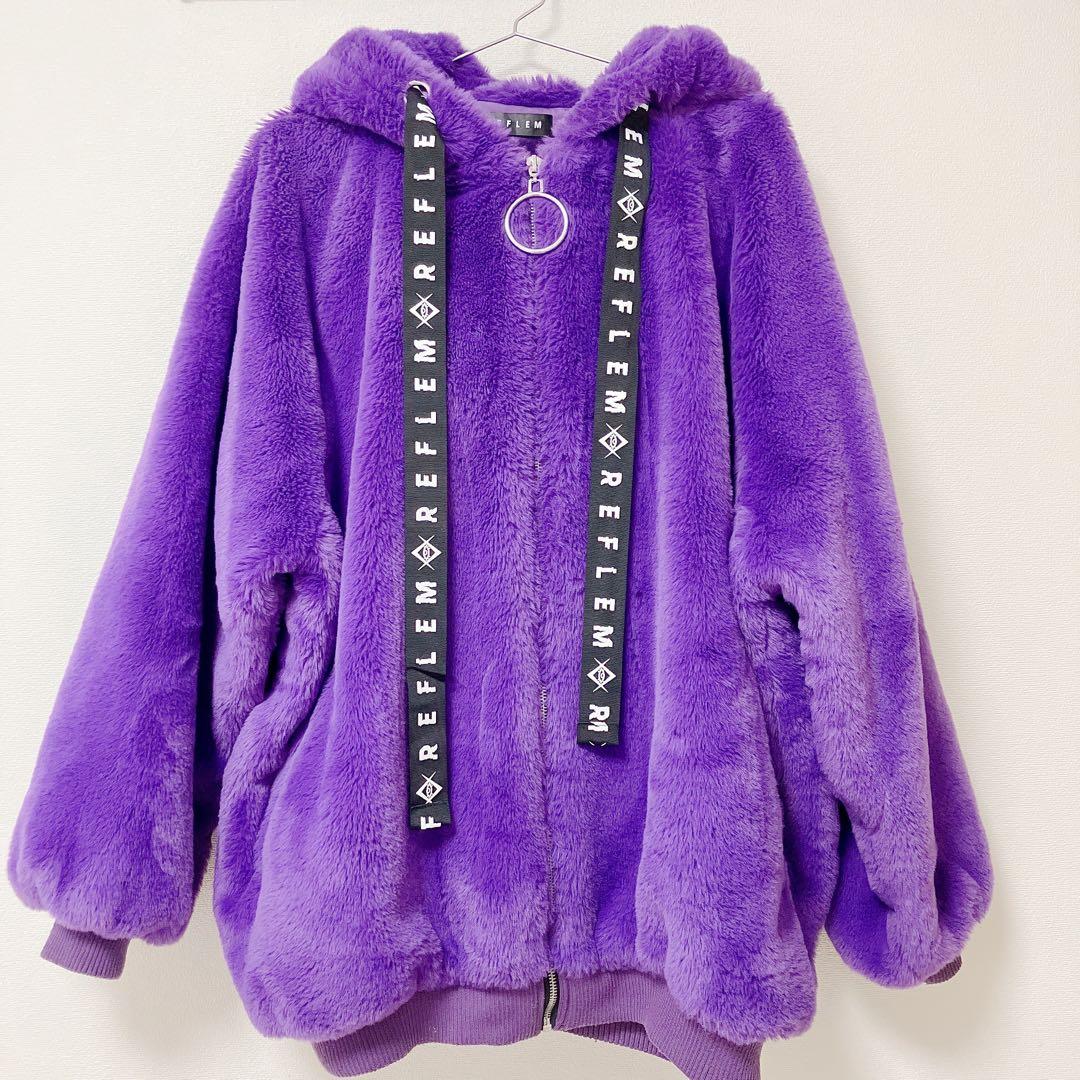 【完売品】REFLEM うさ耳BIGファーパーカー ファーブルゾン レフレム