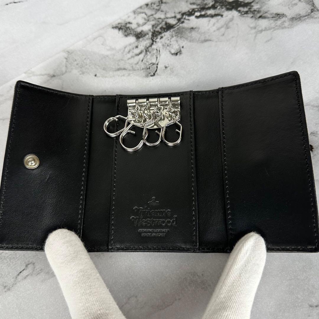 未使用に近い✨ヴィヴィアンウエストウッド ディアマンテ キーケース 4連 箱付き