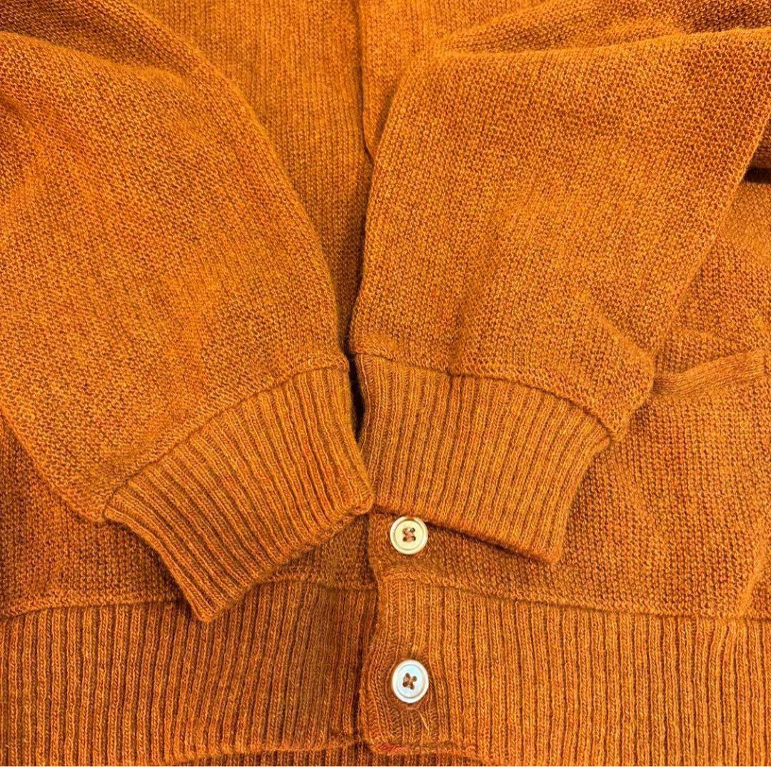 60s 50s カーディガン 高級 アルパカ ウール 70s 80s 90s