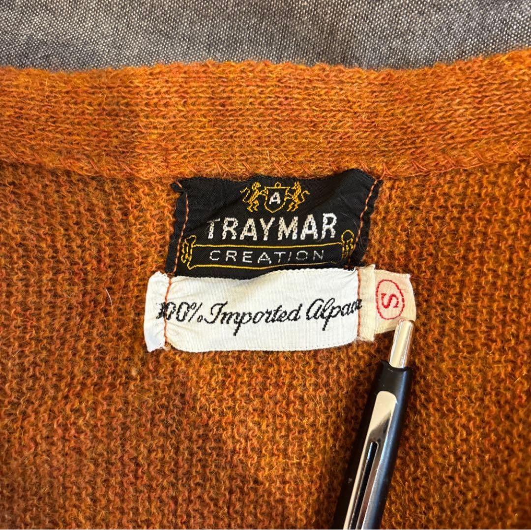 60s 50s カーディガン 高級 アルパカ ウール 70s 80s 90s