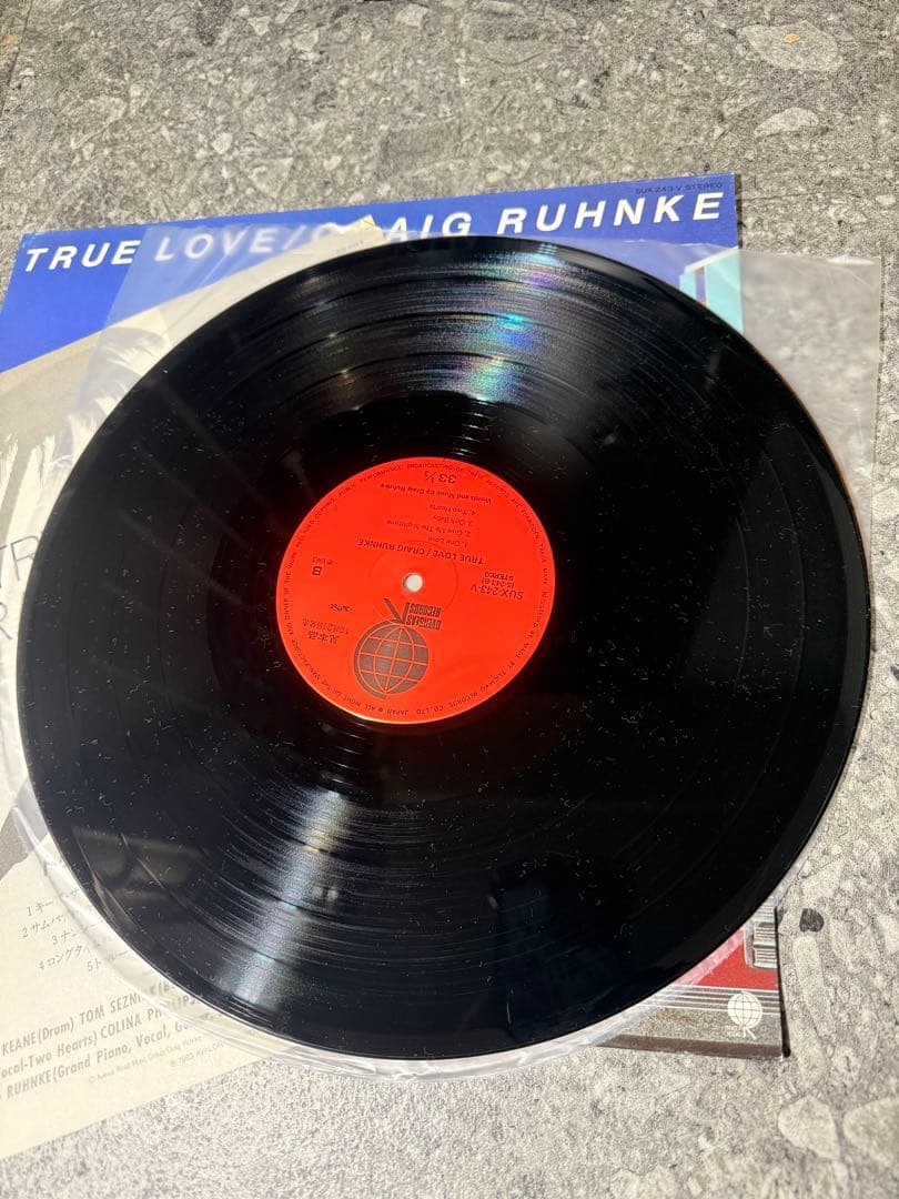 CRAIG RUHNKE TRUE LOVE レコード LP盤 美品