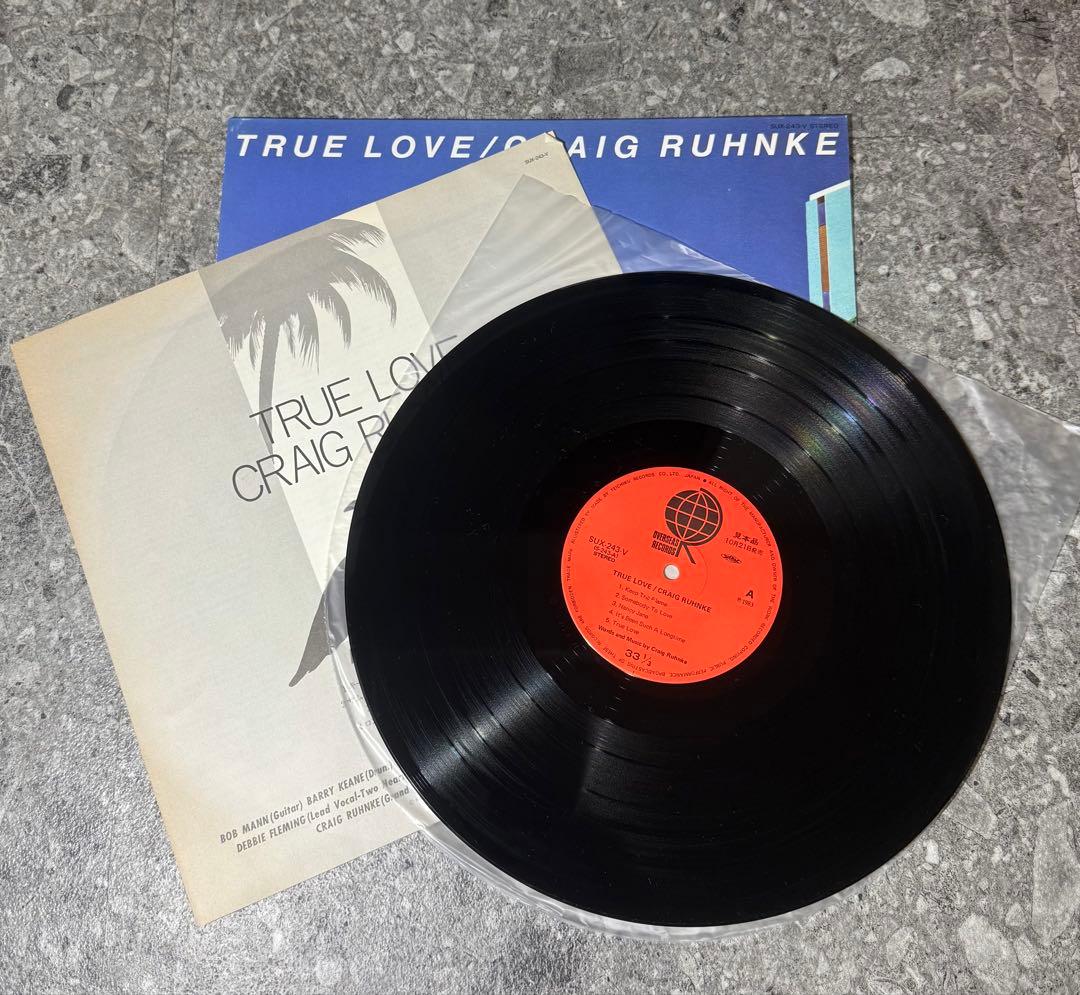 CRAIG RUHNKE TRUE LOVE レコード LP盤 美品