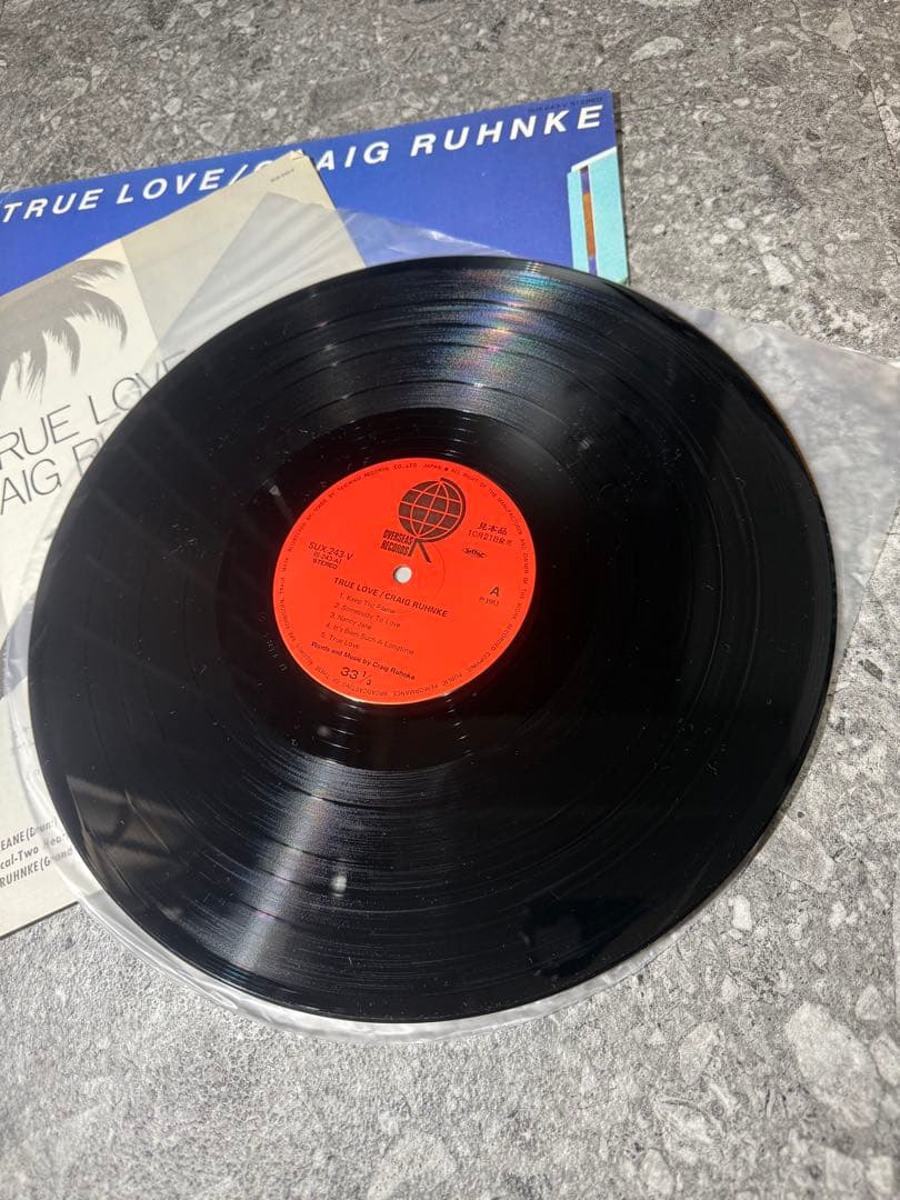 CRAIG RUHNKE TRUE LOVE レコード LP盤 美品