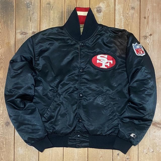 長瀬智也さん着 STARTER NFL 49ers リバーシブル スタジャン