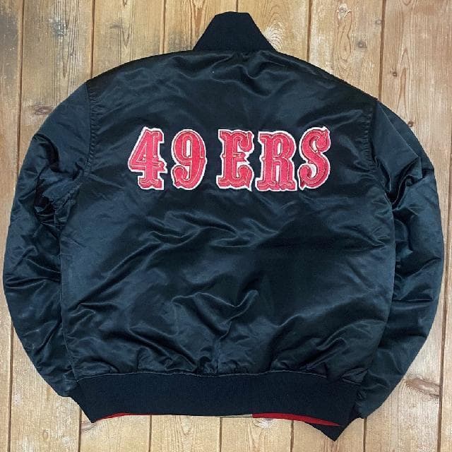 長瀬智也さん着 STARTER NFL 49ers リバーシブル スタジャン