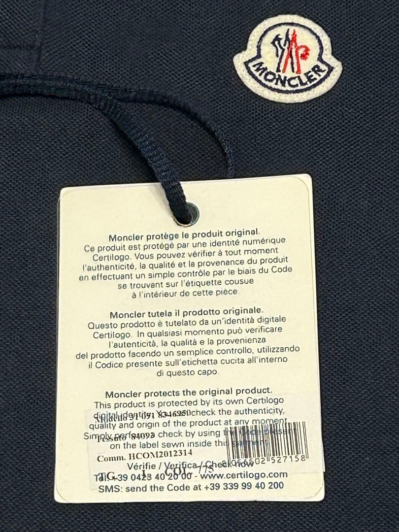 MONCLER ネイビー ポロシャツ L 美品