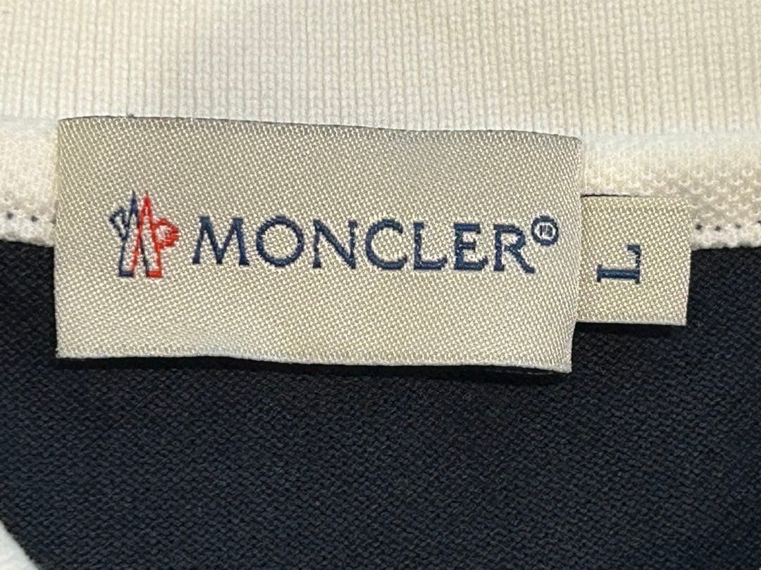 MONCLER ネイビー ポロシャツ L 美品