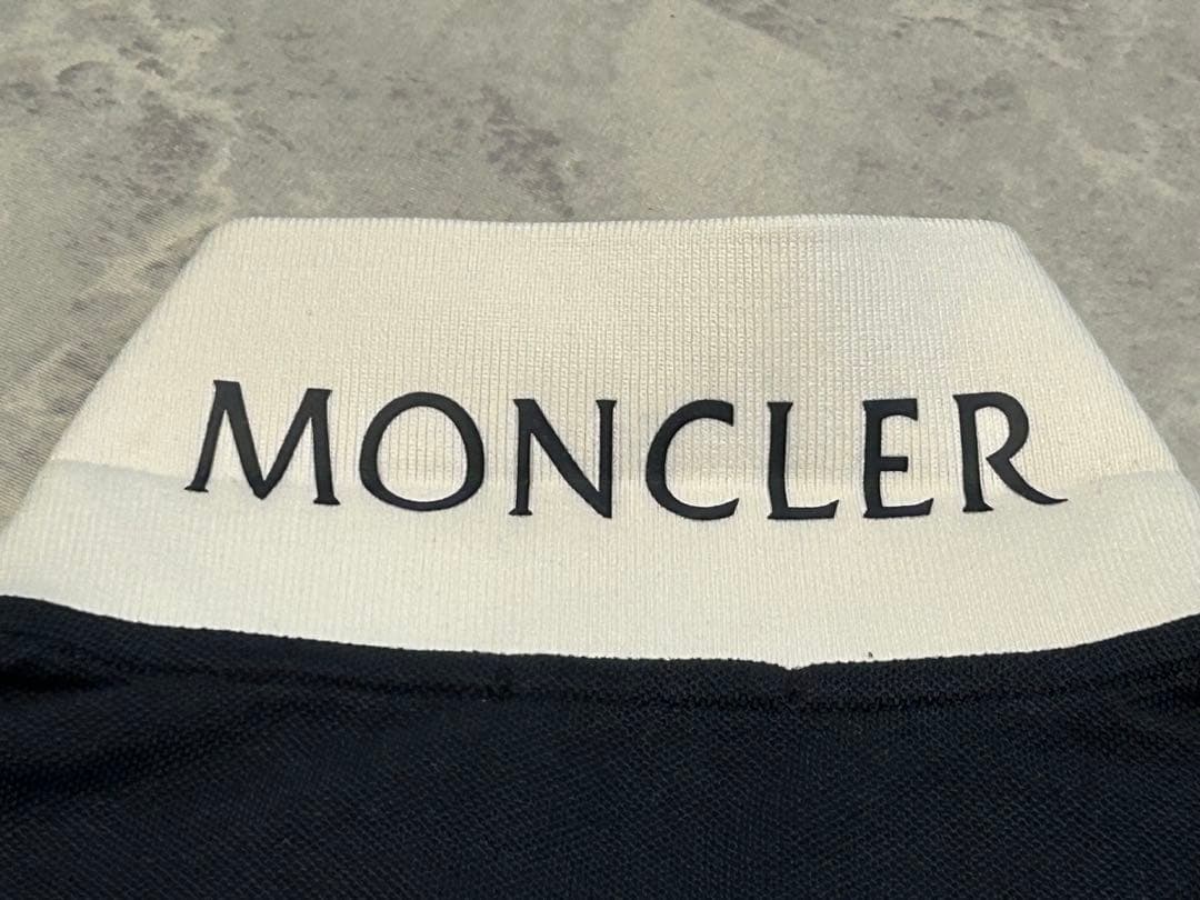 MONCLER ネイビー ポロシャツ L 美品